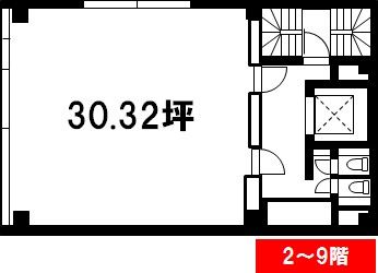 【間取】　9階：30.32坪・100.23�u