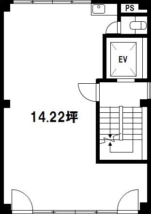 【間取】　4階：14.22坪・47.0�u