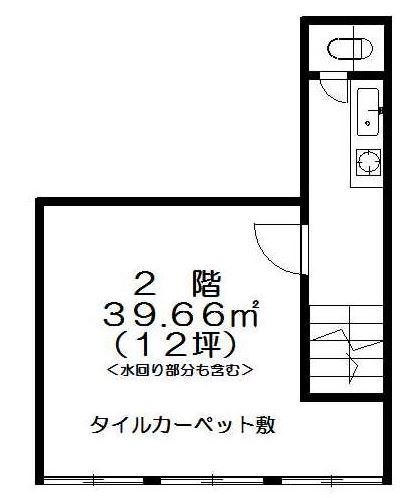【間取】　2階：12坪・39.66�u