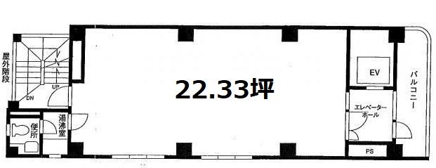 【間取】　3階：22.33坪・73.82�u