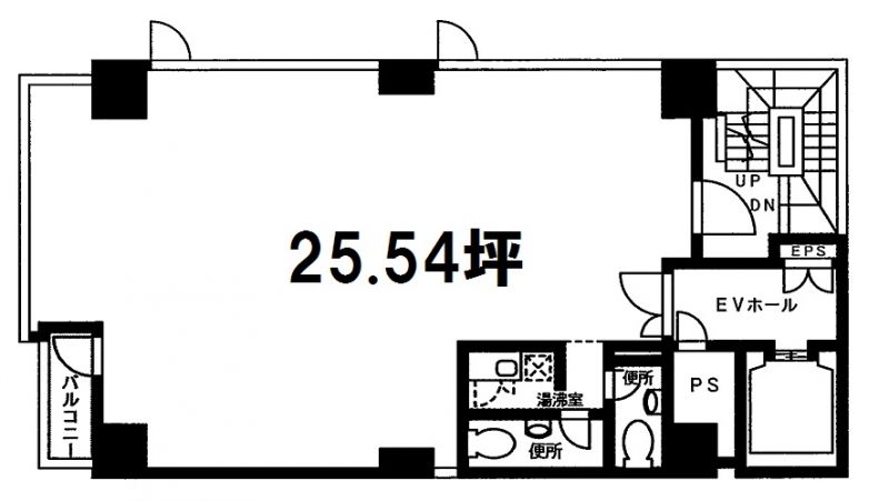 【間取】　4階：25.54坪・84.44�u
