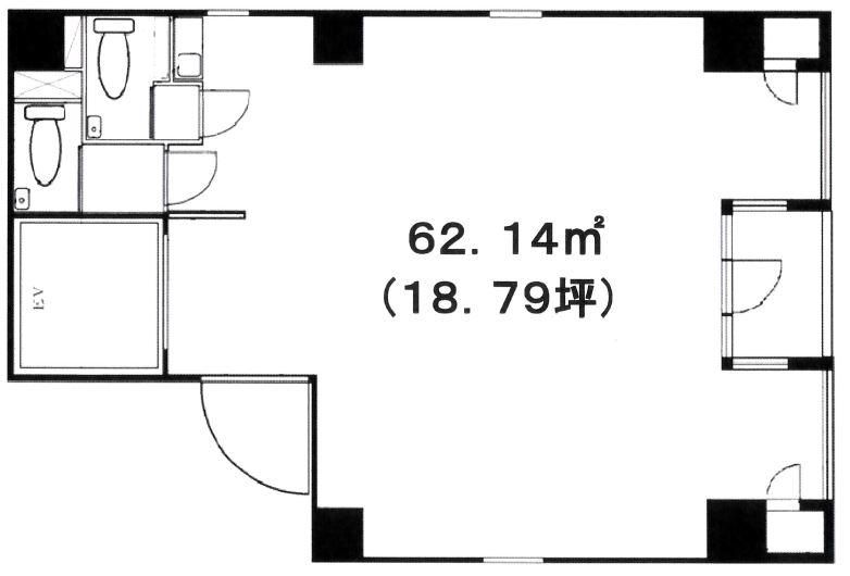 【間取】　7階：18.79坪・62.14�u