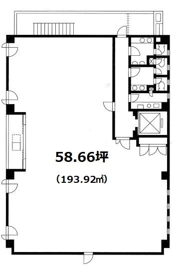 【間取】　5階：58.66坪・193.92�u