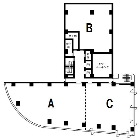 【間取】　2階B室：58.83坪・194.49�u