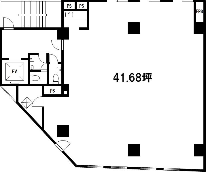 【間取】　6階：41.68坪・137.78�u