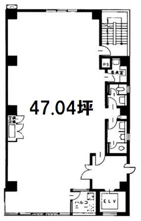 【間取】　4階：47.04坪・155.50�u